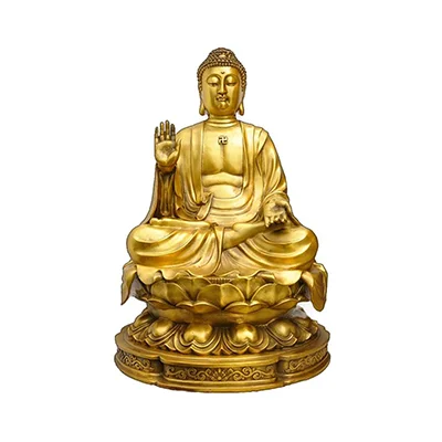 Copper Buddha Statue